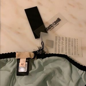 Roberto Cavalli silk and lace lingerie set